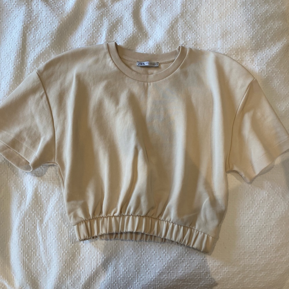 Zara crop tee